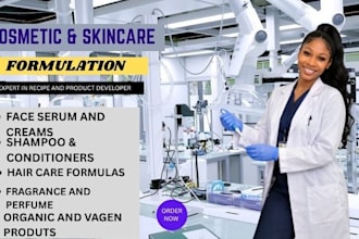develop skincare and cosmetic formulations for your products