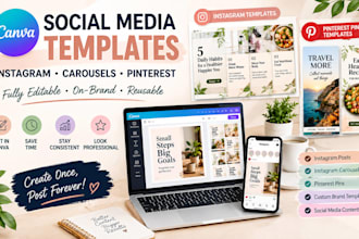 design canva instagram post carousel and pinterest pin templates fix pin errors