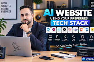 build your ai website using your preferred tech stack