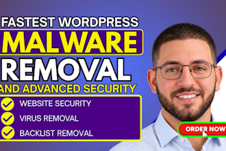 fix wordpress security, malware removal, fix hacked wordpress and remove virus