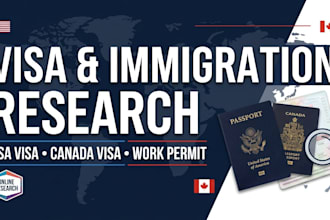 do visa immigration research USA visa canada visa and work permit research
