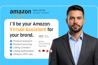 be your amazon fba virtual assistant, amazon account manager, amazon fba va