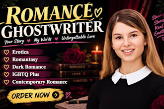 ghostwrite erotica, romantasy, dark romance, igbtq plus, contemporary romance