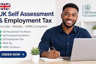 prepare UK self assessment tax return and hmrc tax returns