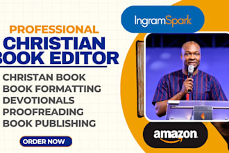 edit christain book, proofread devotional, sermon or theology content editor