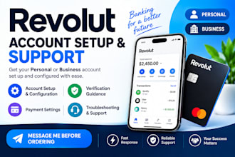 help you set up and configure your revolut personal or business account