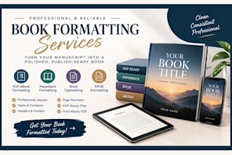 do kdp ebook formatting paperback formatting, book typesetting epub formatting