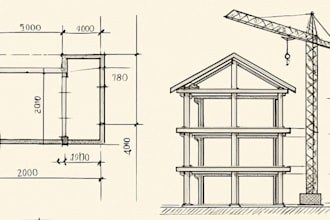 draft a topographic and construction site survey plans