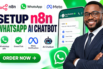setup n8n whatsapp ai chatbot whatsapp greentick whatsapp api meta verification