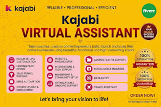 be your reliable and professional kajabi, systeme io, wix, virtual assistant