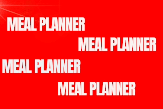 be your meal planner