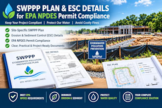 swppp plan and esc details for epa npdes permit compliance