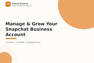 manage and grow your snapchat business account