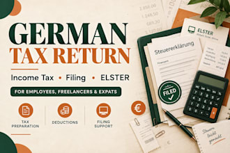 do german tax return steuererklarung income tax  bookkeeping and elster filing