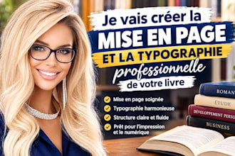 creer la mise en page et la typographie professionnelle de votre livre