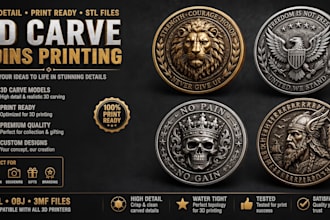 3d printing model sculpting and bas relief