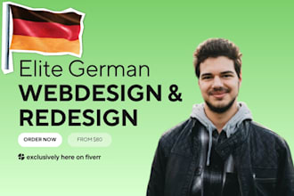 develop german wordpress, elementor website, design or redesign wordpress