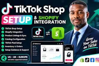 setup tiktok shop tiktok dropshiping intergrate shopify germany netherland es US