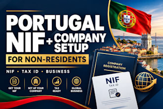 help you get portugal nif and company setup for non residents and residents