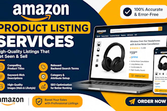 do amazon product listing fba description images variation store audit VA expert