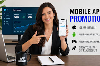 do mobile app promotion, ios app install and game marketing promotion
