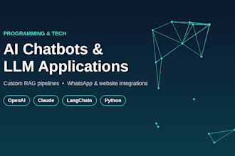 develop custom ai chatbots and llm applications