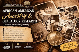 help you research african american ancestry and genealogy