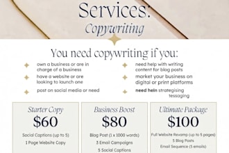 write sales copy for your website