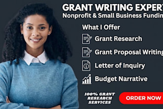 do nonprofit grant writing, small business grant writing, apply for grants
