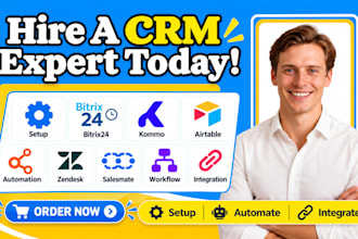 setup bitrix24 kommo airtable automation zendesk salesmate workflow integration