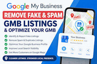remove fake and spam google my business gmb listings and optimize your gmb