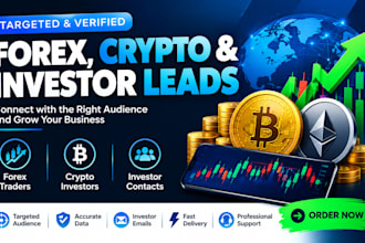 provide forex, crypto and investor leads
