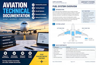 create professional aviation technical documents