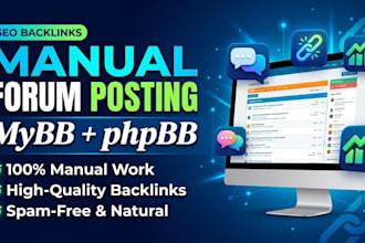do manual mybb and phpbb forum posting