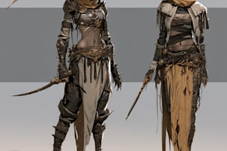 create concept art and illustration