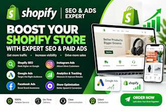 create a professional shopify dropshipping store