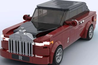create custom 3d lego car, ship, city, bike technic and models