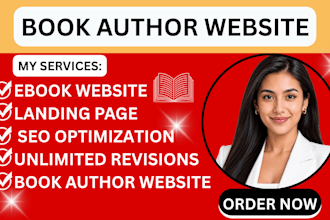 design author website book website book author website author landing page