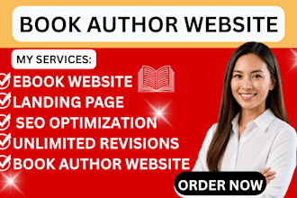 design author website book website book author website author landing page