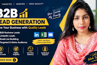 do targeted b2b lead generation prospecting and verified email list building
