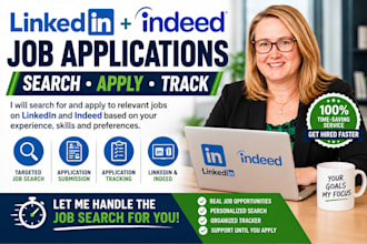 search and apply for jobs on linkedin and indeed