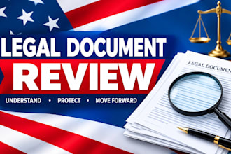 review family law documents, divorce and custody paperwork