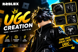 create custom roblox ugc accessories and 3d items
