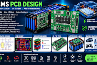 design bms pcb lithium battery ev battery management and protection circuits