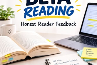 beta read your book and provide detailed reader feedback