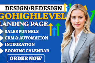 setup gohighlevel landing page ghl calendar booking automation crm integration