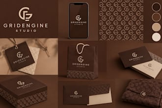 design instagram brand identity and ready to post canva content kit