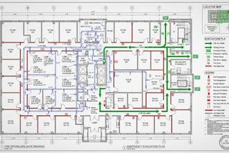 do fire protection, emergency evacuation plan, fire sprinklers, hydraulic calc