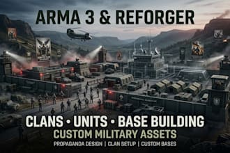 do arma 3 propaganda unit clan arma reforger base building