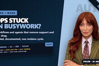 build n8n or make ai automation workflows and agents